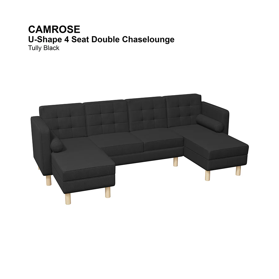 Camrose U-shape 4 Seat Double Chaise - Image 17