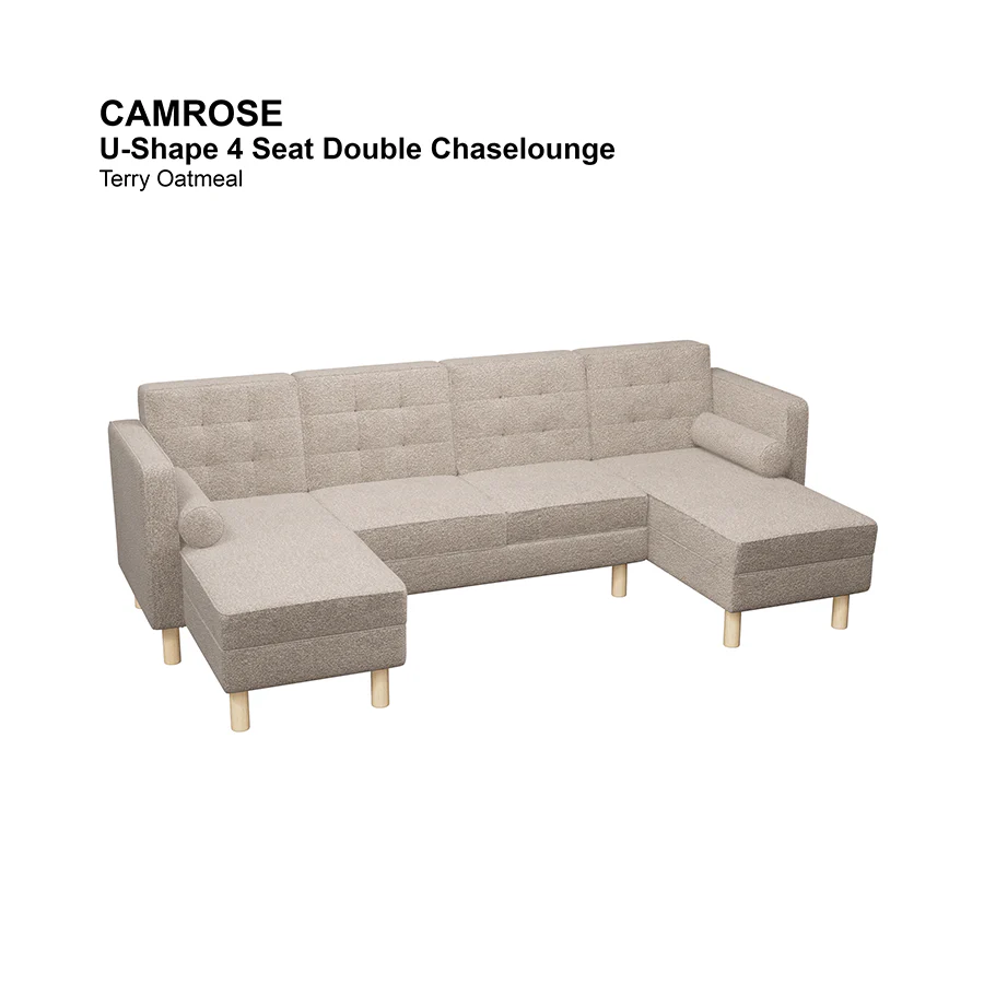 Camrose U-shape 4 Seat Double Chaise - Image 21