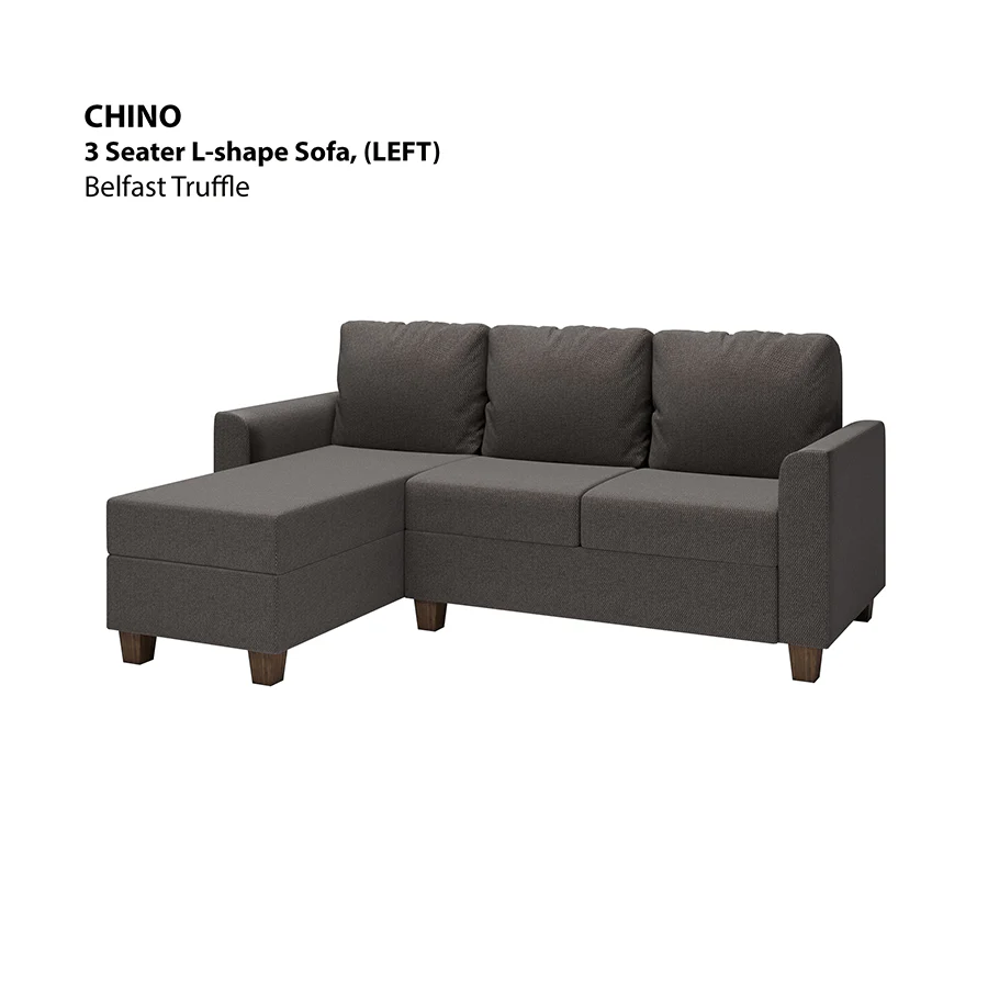 Chino L-shape 3 Seat with Chaise (Left Facing) Sofa - Image 11