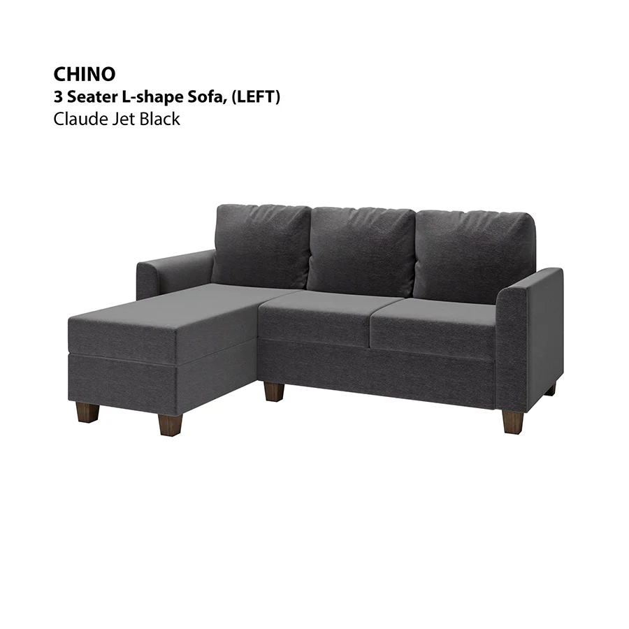 Chino L-shape 3 Seat with Chaise (Left Facing) Sofa - Image 19