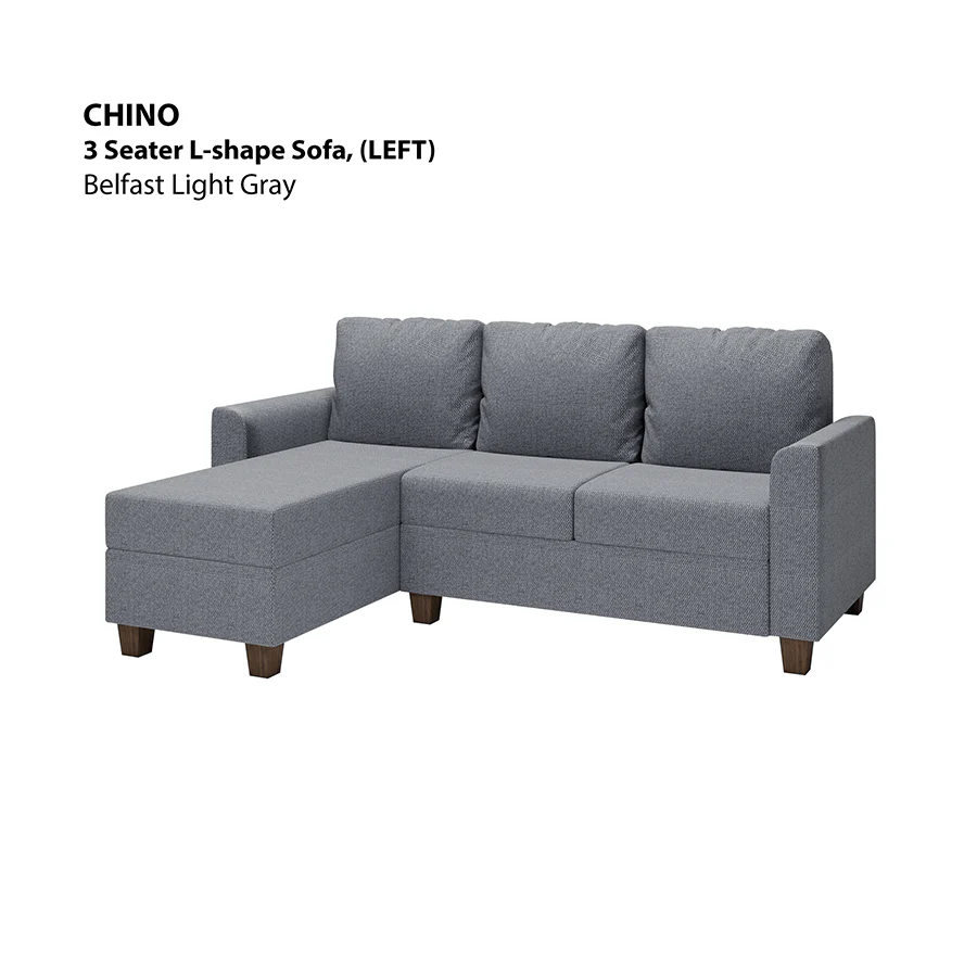 Chino L-shape 3 Seat with Chaise (Left Facing) Sofa - Image 6