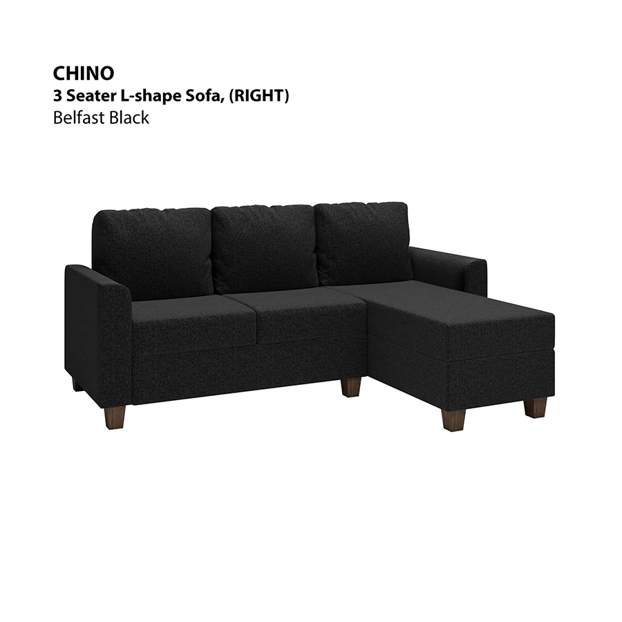 Chino L-shape 3 Seat with Chaise (Right Facing) Sofa - Image 12