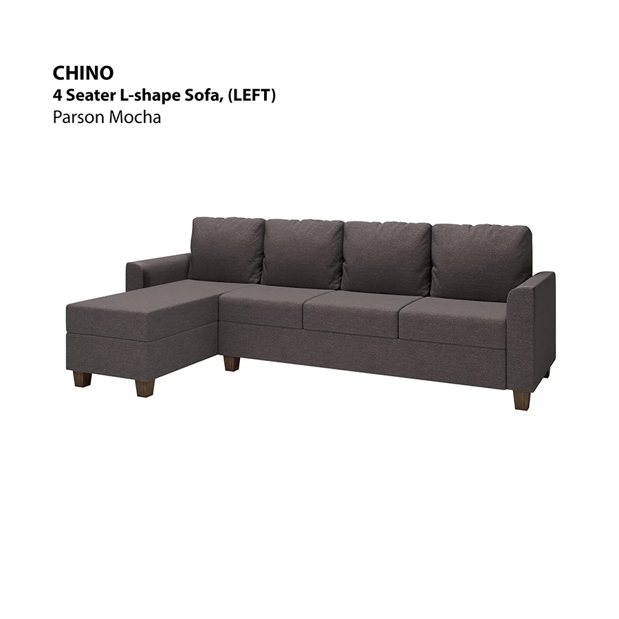 Chino L-shape 4 Seat with Chaise (Left Facing) Sofa - Image 5