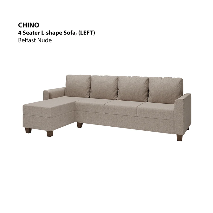 Chino L-shape 4 Seat with Chaise (Left Facing) Sofa - Image 8