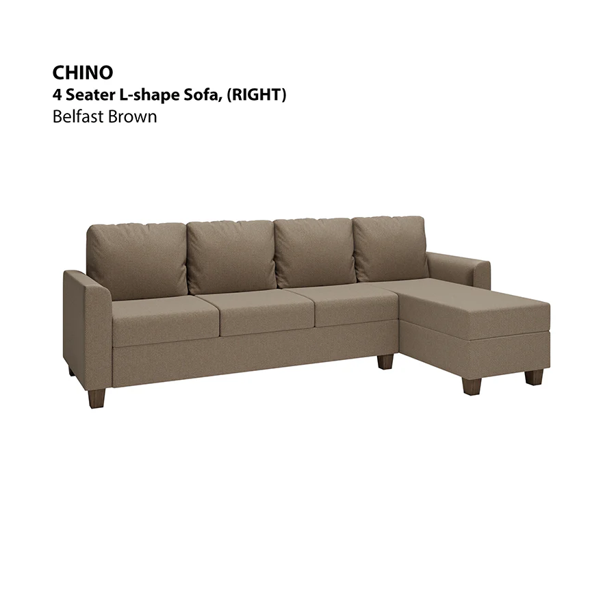 Chino L-shape 4 Seat with Chaise (Right Facing) Sofa - Image 9
