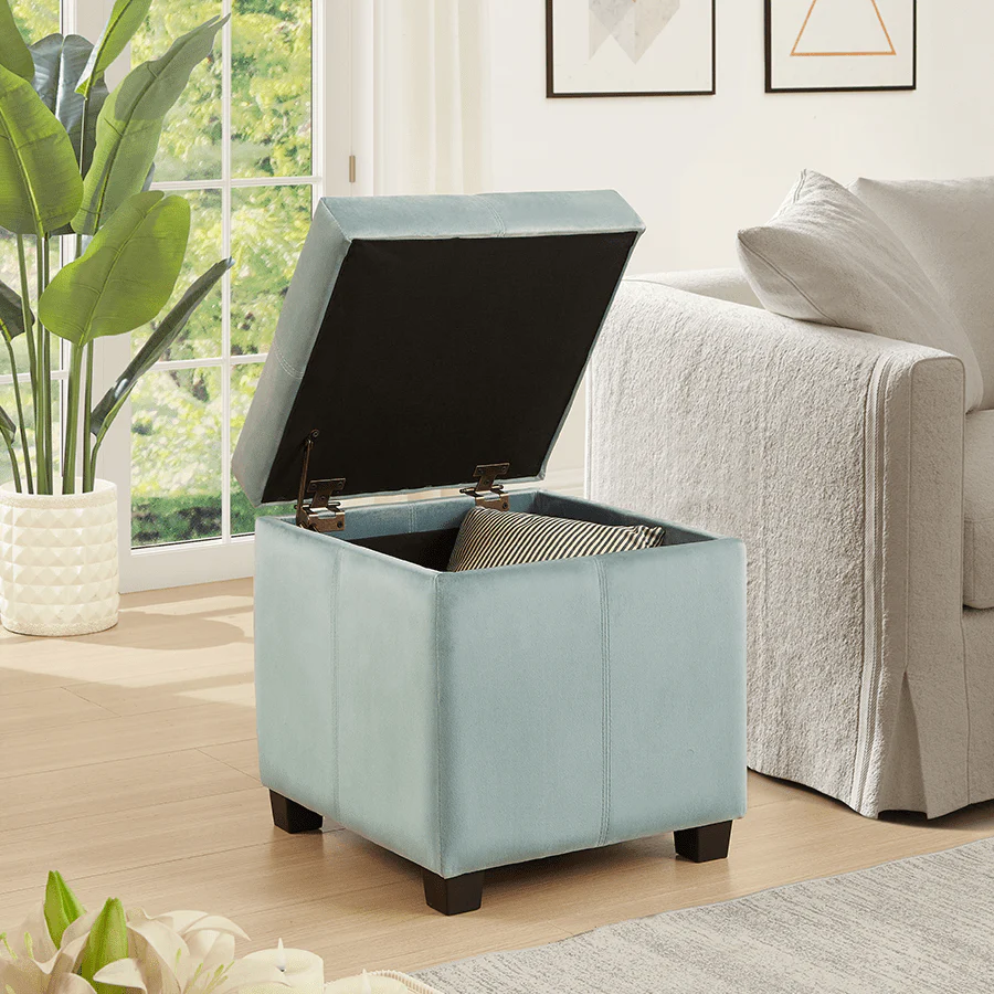 Chrisley Fabric Storage Ottoman - Image 4