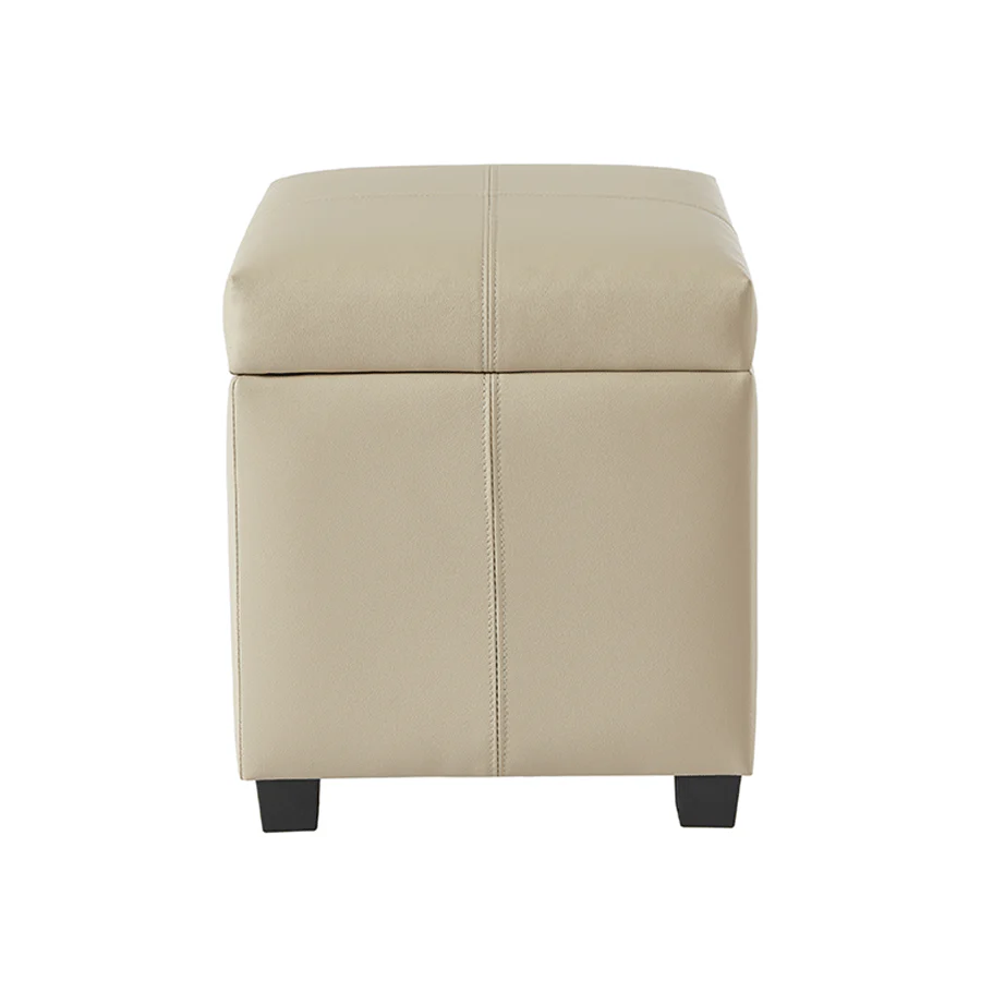 Chrisley Faux Leather Storage Ottoman - Image 16