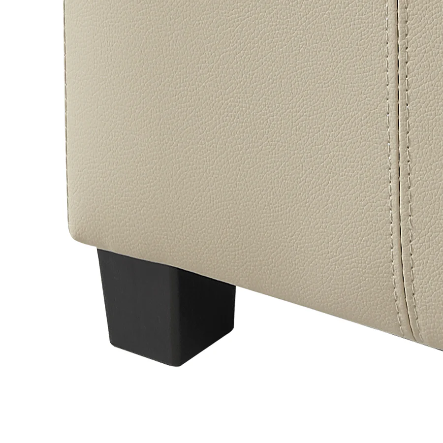 Chrisley Faux Leather Storage Ottoman - Image 19