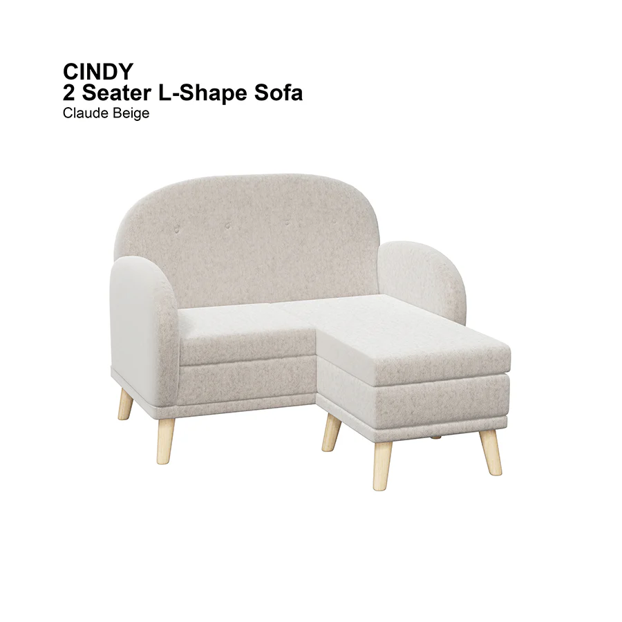 Cindy L-shape 2 Seat Sofa - Image 18
