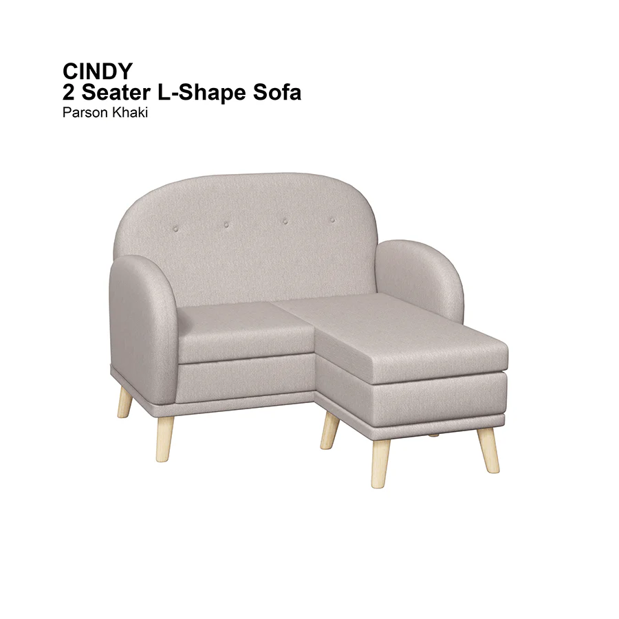 Cindy L-shape 2 Seat Sofa - Image 4