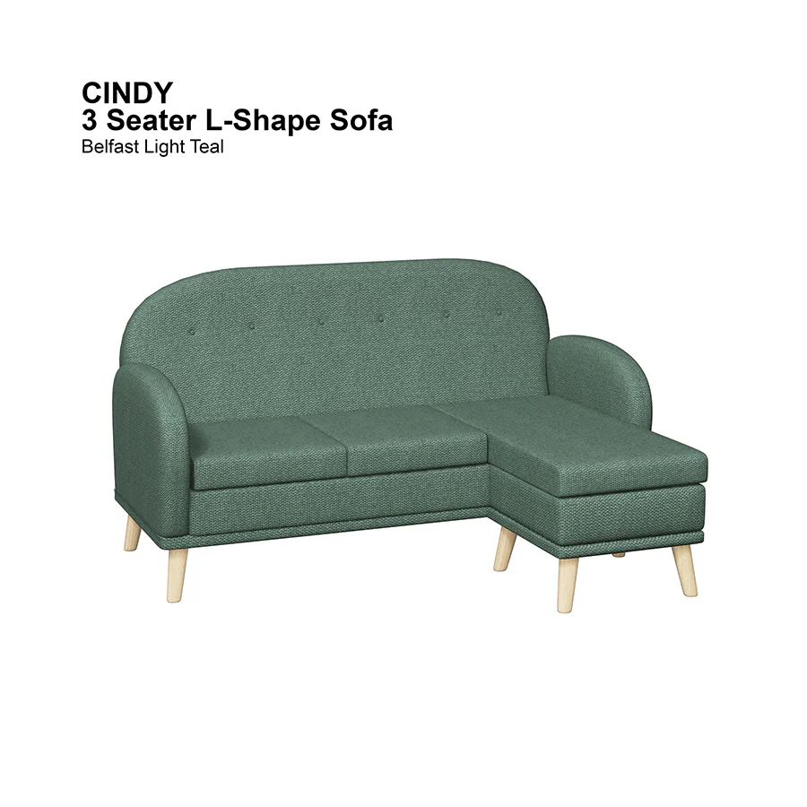Cindy L-shape 3 Seat Sofa - Image 11