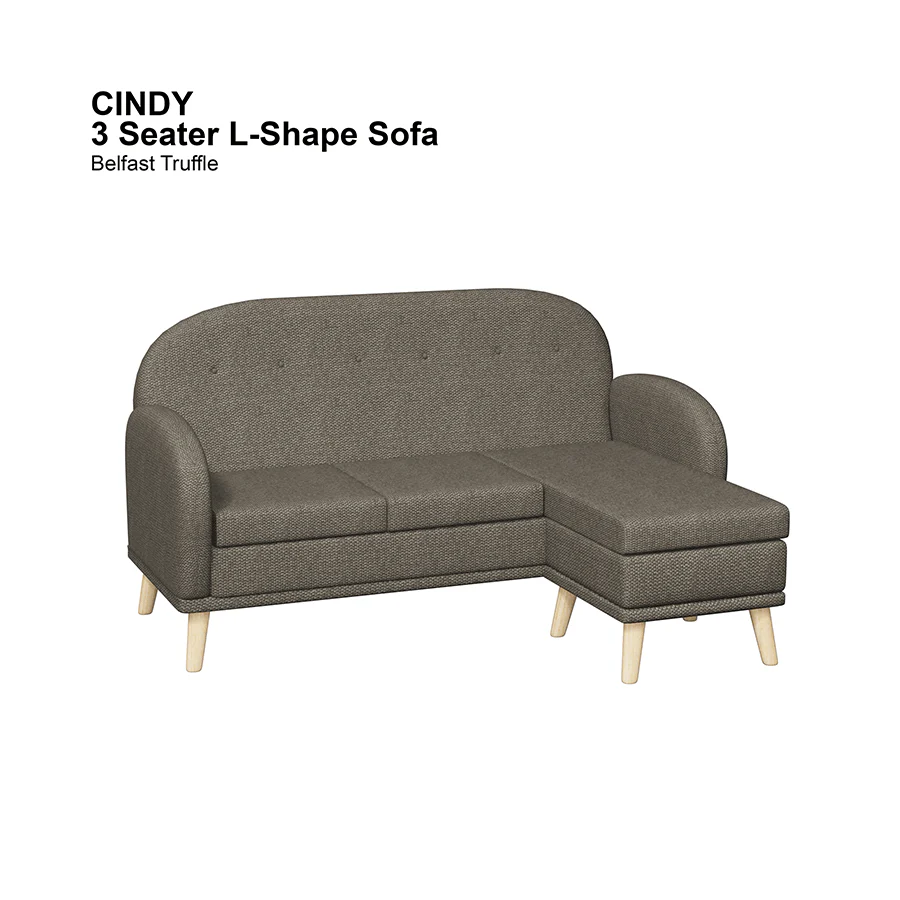 Cindy L-shape 3 Seat Sofa - Image 12