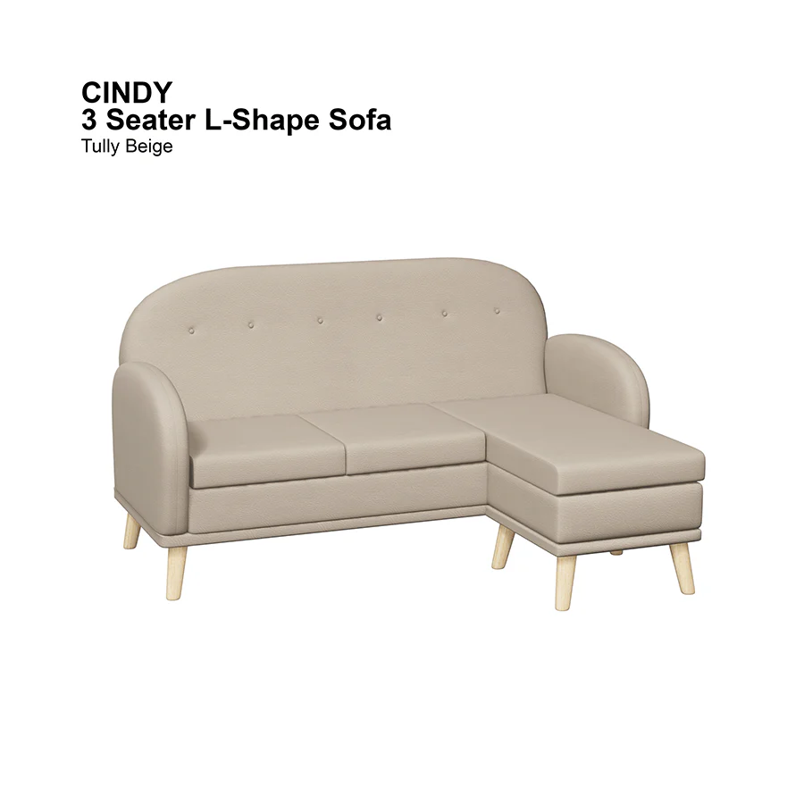 Cindy L-shape 3 Seat Sofa - Image 14