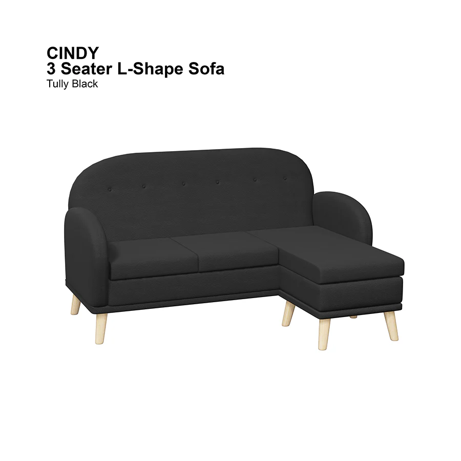 Cindy L-shape 3 Seat Sofa - Image 17