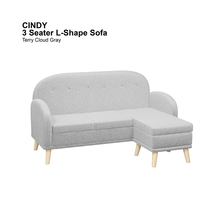 Cindy L-shape 3 Seat Sofa - Image 21