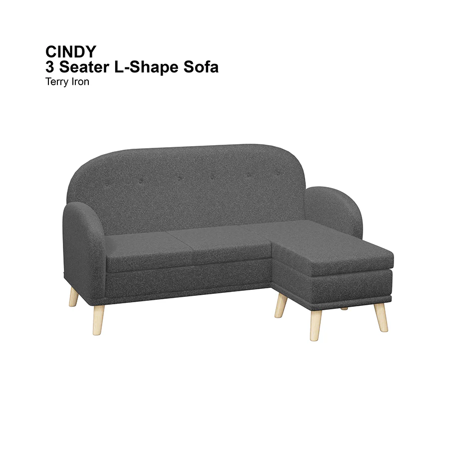 Cindy L-shape 3 Seat Sofa - Image 22