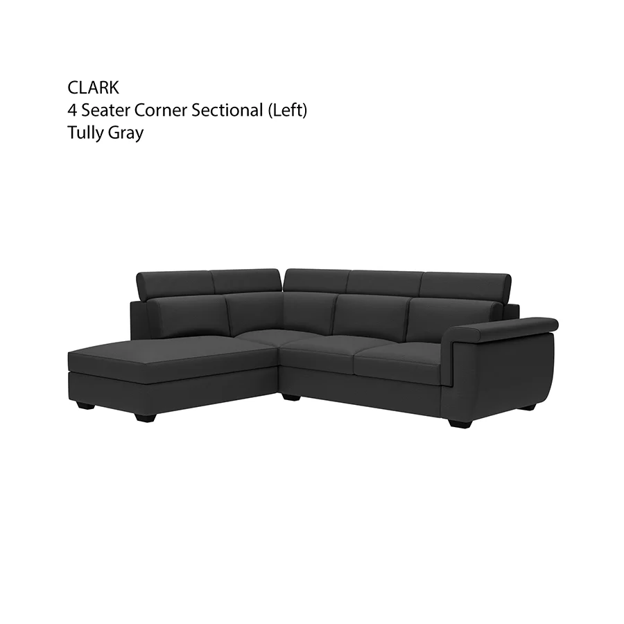 Clark Corner Sectional 4 Seat Left Open Sofa - Image 29