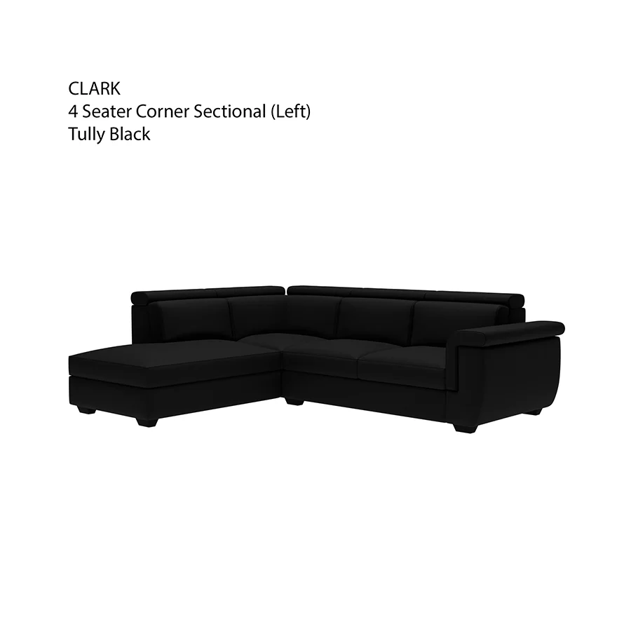 Clark Corner Sectional 4 Seat Left Open Sofa - Image 30
