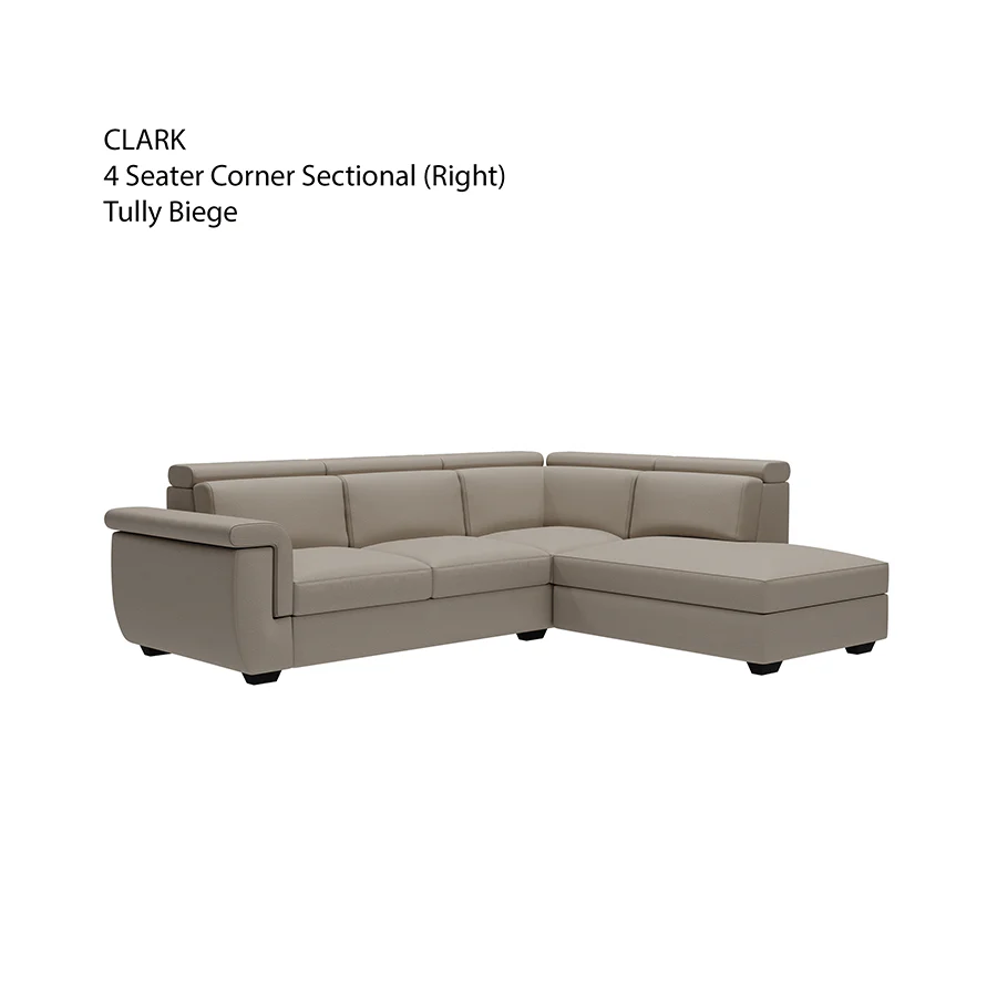 Clark Corner Sectional 4 Seat Right Open Sofa - Image 24