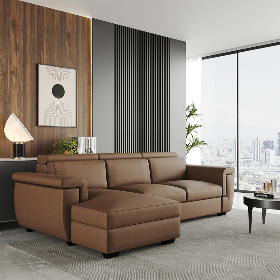Clark L-shape 3 Seat with Chaise Left Sofa - Image 32
