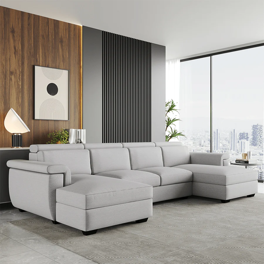 Clark U-shape 4 Seat Double Chaise Lounge - Image 2