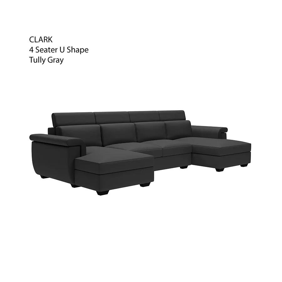 Clark U-shape 4 Seat Double Chaise Lounge - Image 29