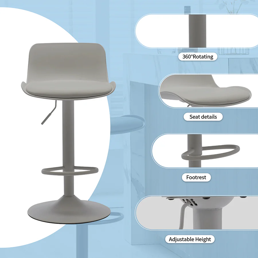 Clio Bar Chair with Cushion - Image 38