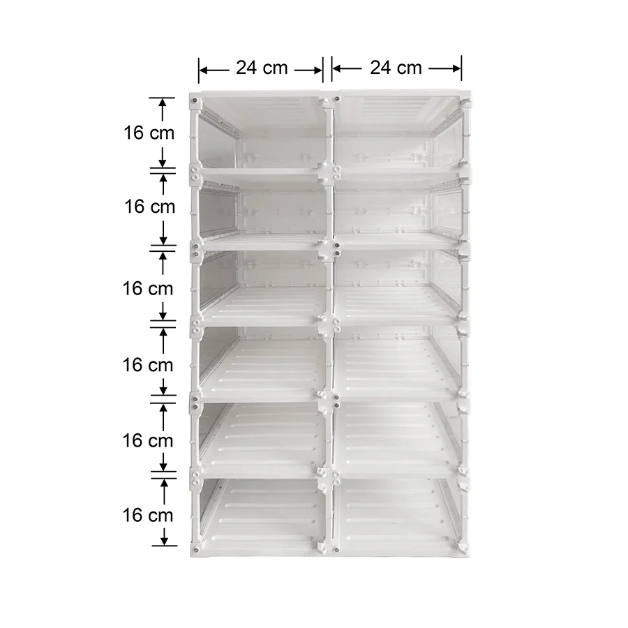 Collins 6 Layer 12 Box Shoe Organizer - Image 14