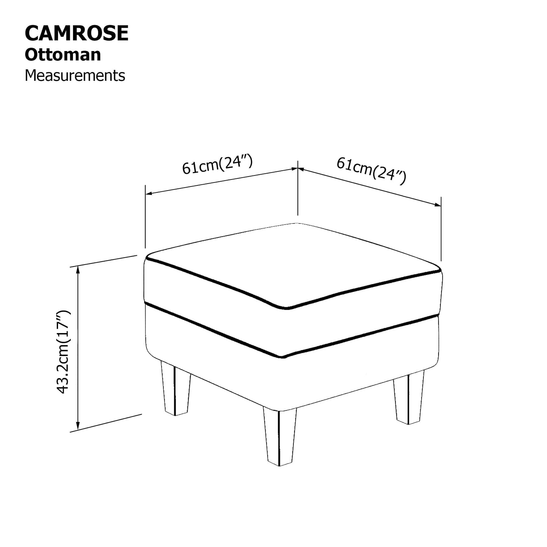 Camrose Ottoman - Image 24