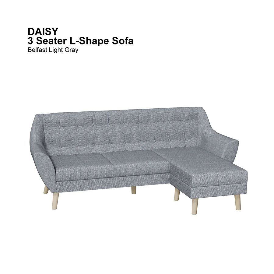Daisy L-shape 3 Seat Sofa - Image 3