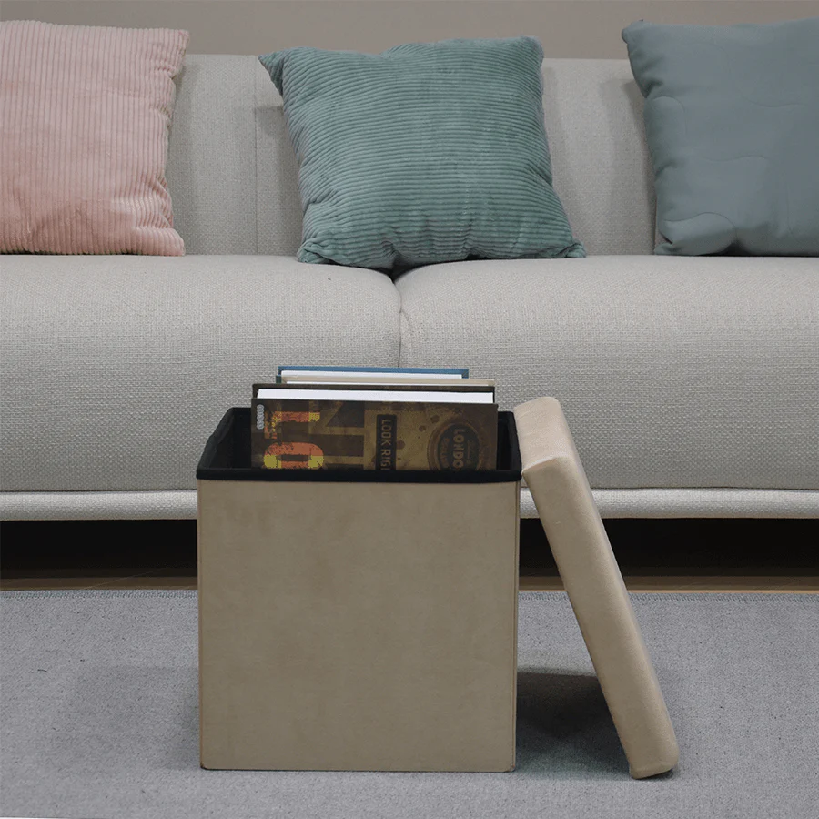 Dario Folding Storage Ottoman - Image 4