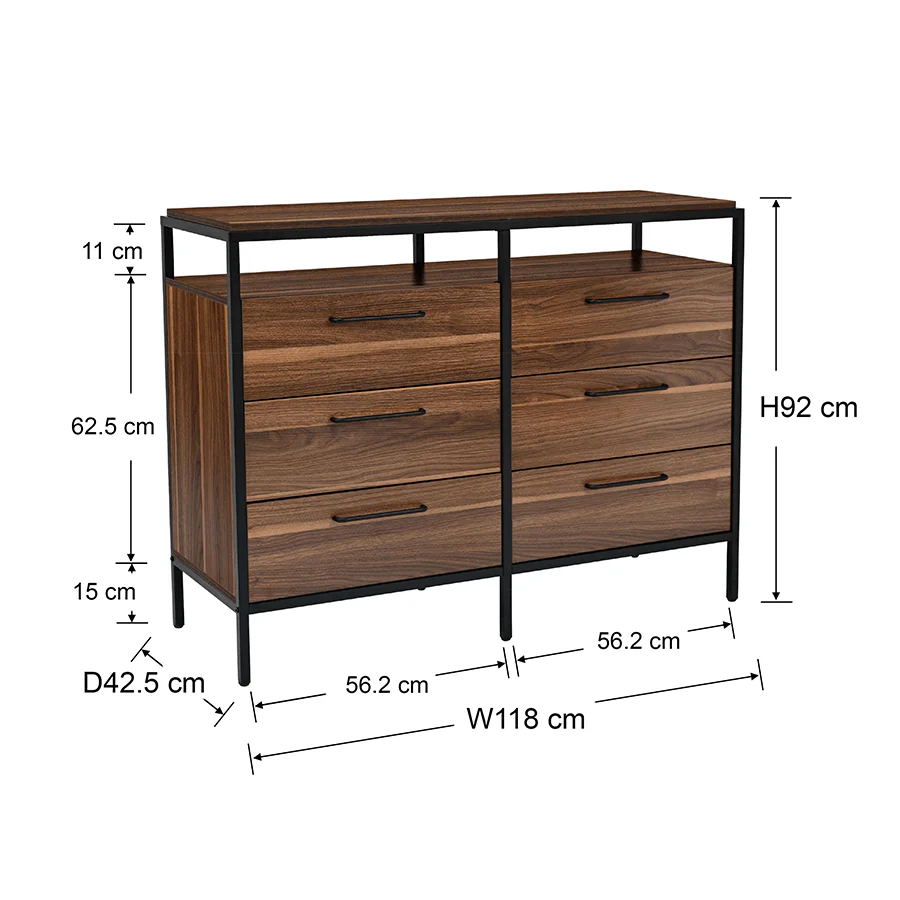 Debbie Chest of 6 Drawers - Image 13