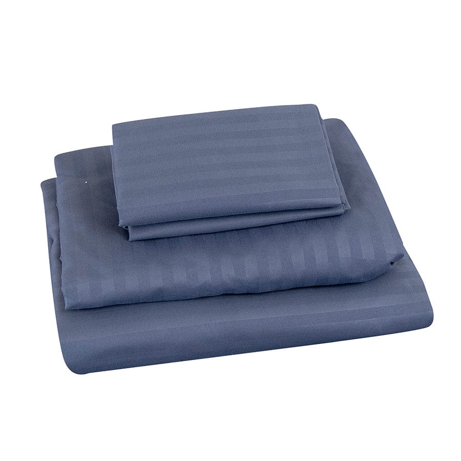 Basic Cool Gray Plain 4pc Sheet Set - Image 2
