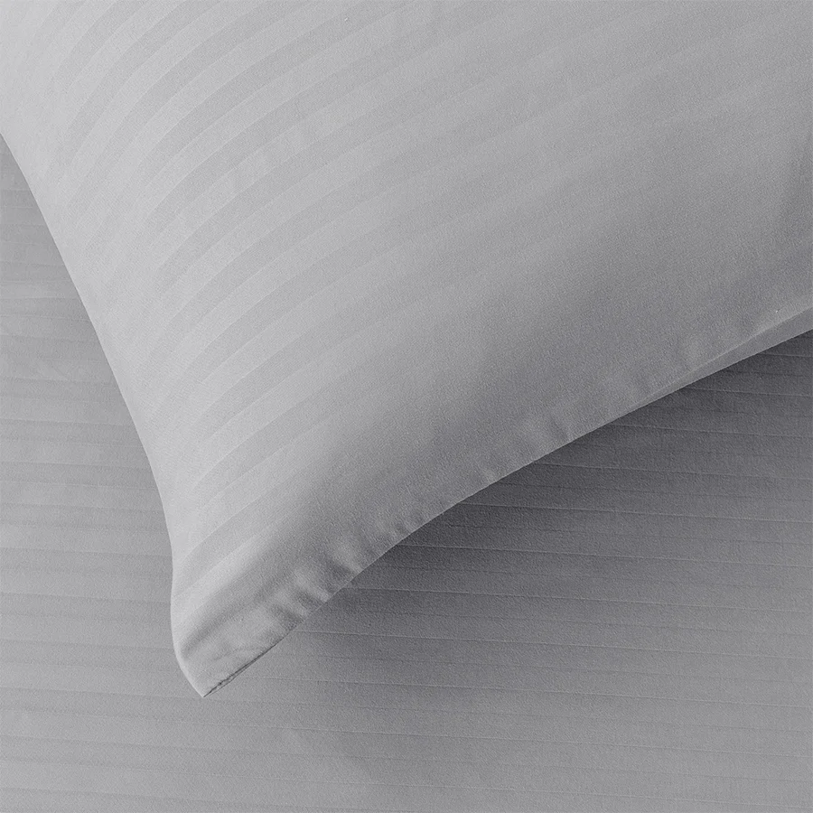 Basic Gray Plain 3pc Sheet Set - Image 9