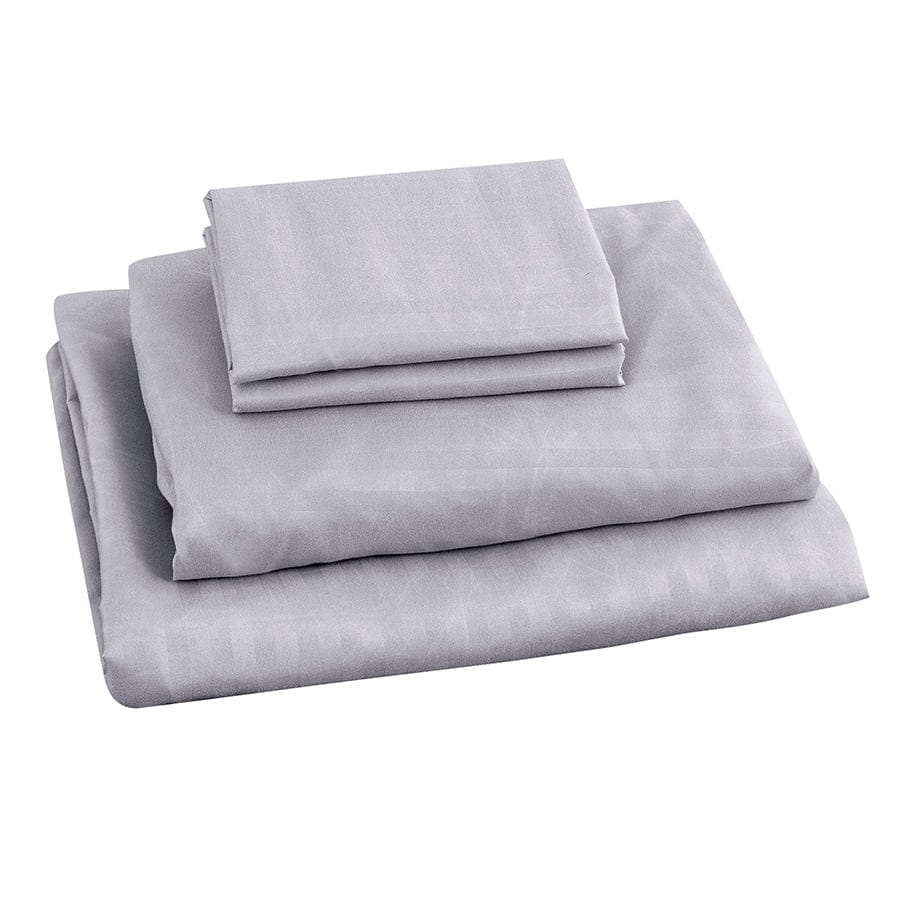 Basic Gray Plain 4pc Sheet Set - Image 2