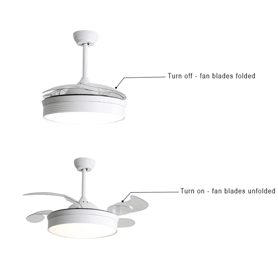 Eli Ceiling Fan + Retractable Blades - Image 11