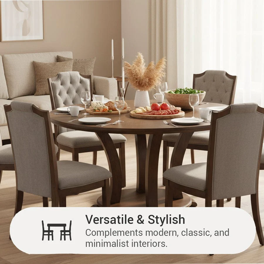 Elizabeth 6 Seater Dining Set - Image 5