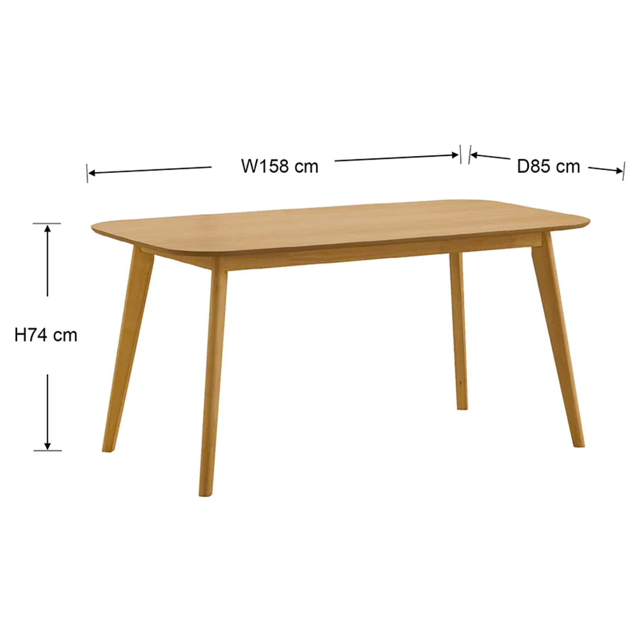 Elland 6 Seater Dining Table - Image 21