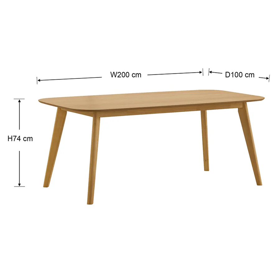 Elland 8 Seater Dining Table - Image 13