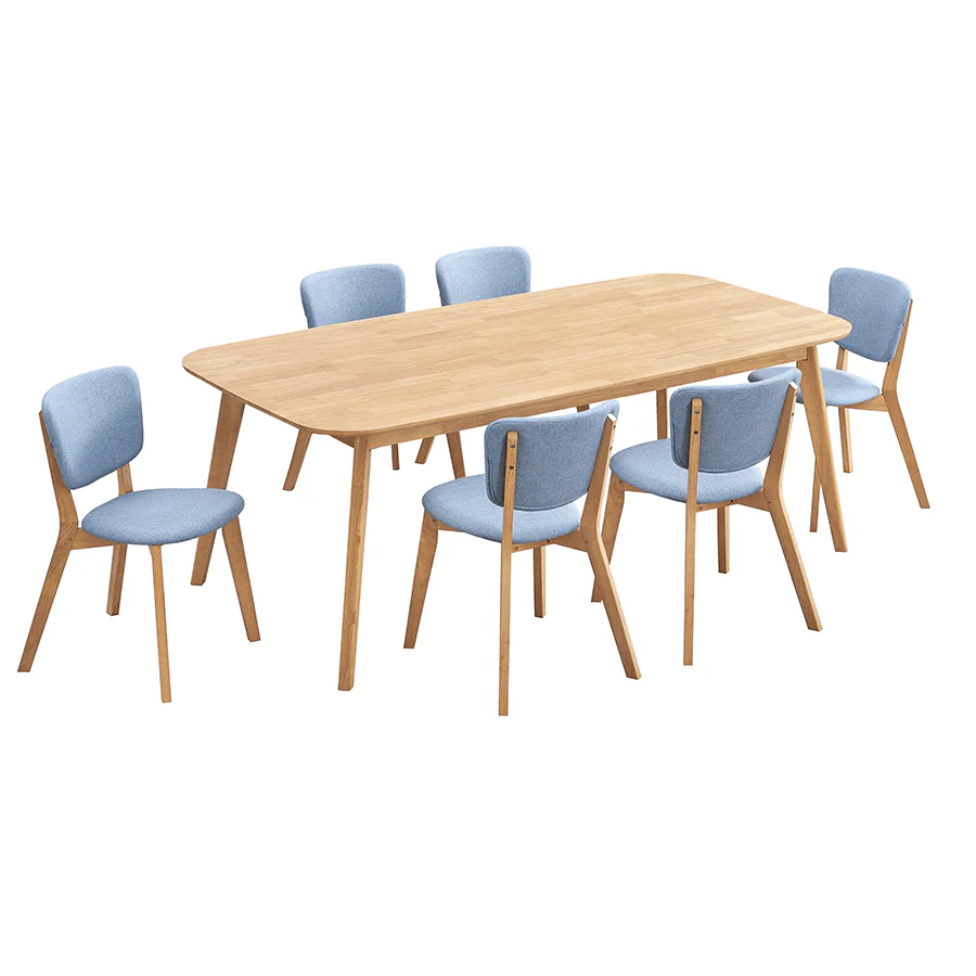 Elland + Jaden 6 Seater Dining Set - Image 18