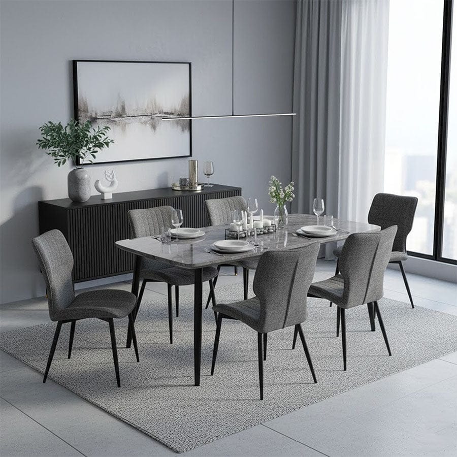 Ellie + Abbie 6 Seater Dining Set - Image 3