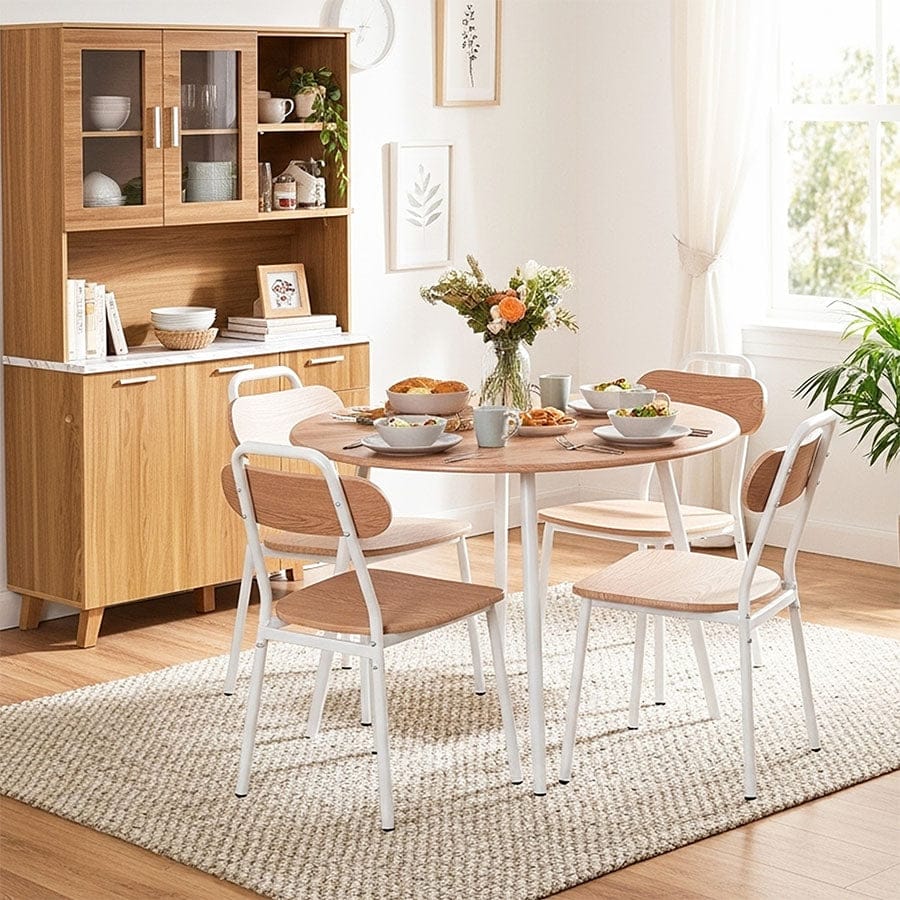 Elsie 4 Seater Round Dining Set - Image 19