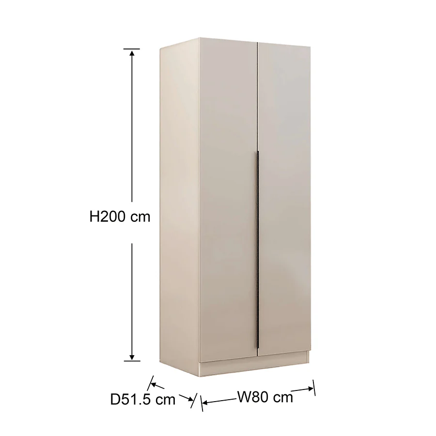 Emil 2 Door Hinge Wardrobe - Image 13