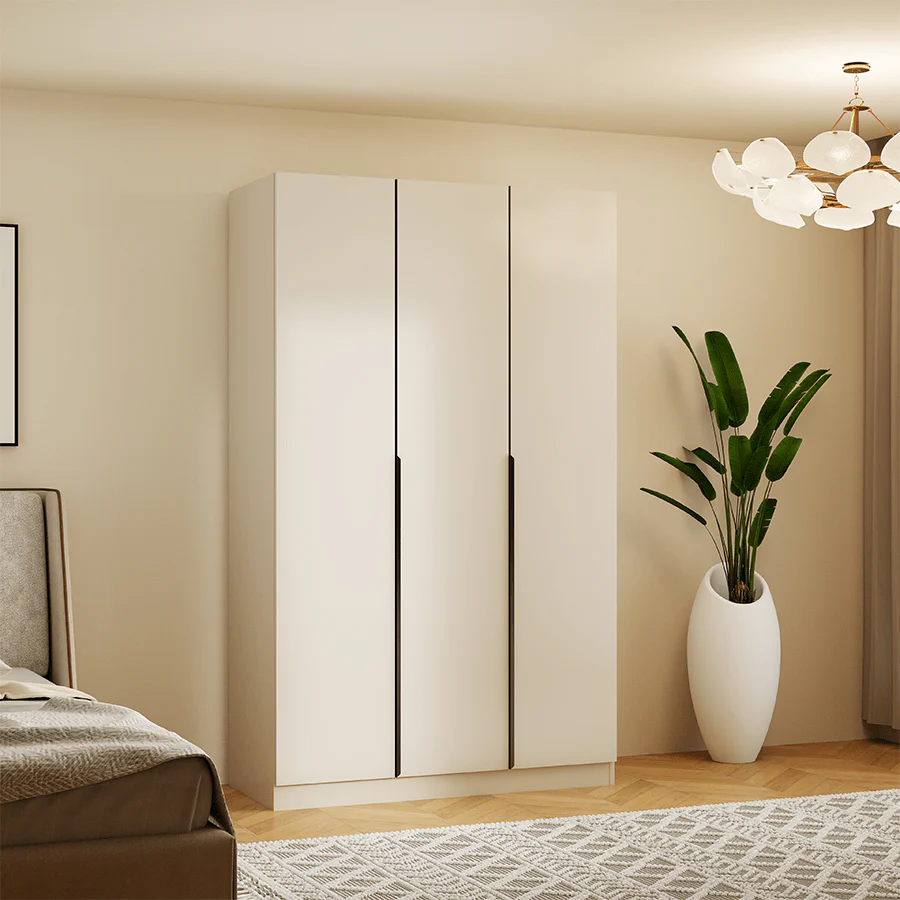 Emil 3 Door Hinge Wardrobe - Image 2