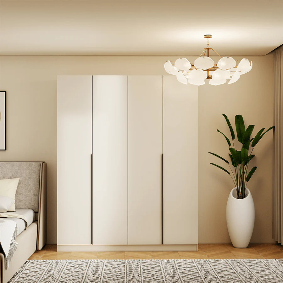 Emil 4 Door Hinge Wardrobe - Image 3