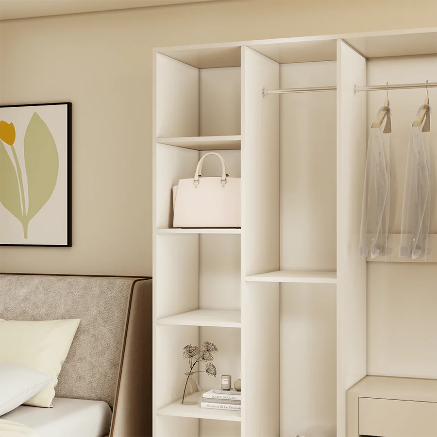 Emil 4 Door Hinge Wardrobe - Image 8