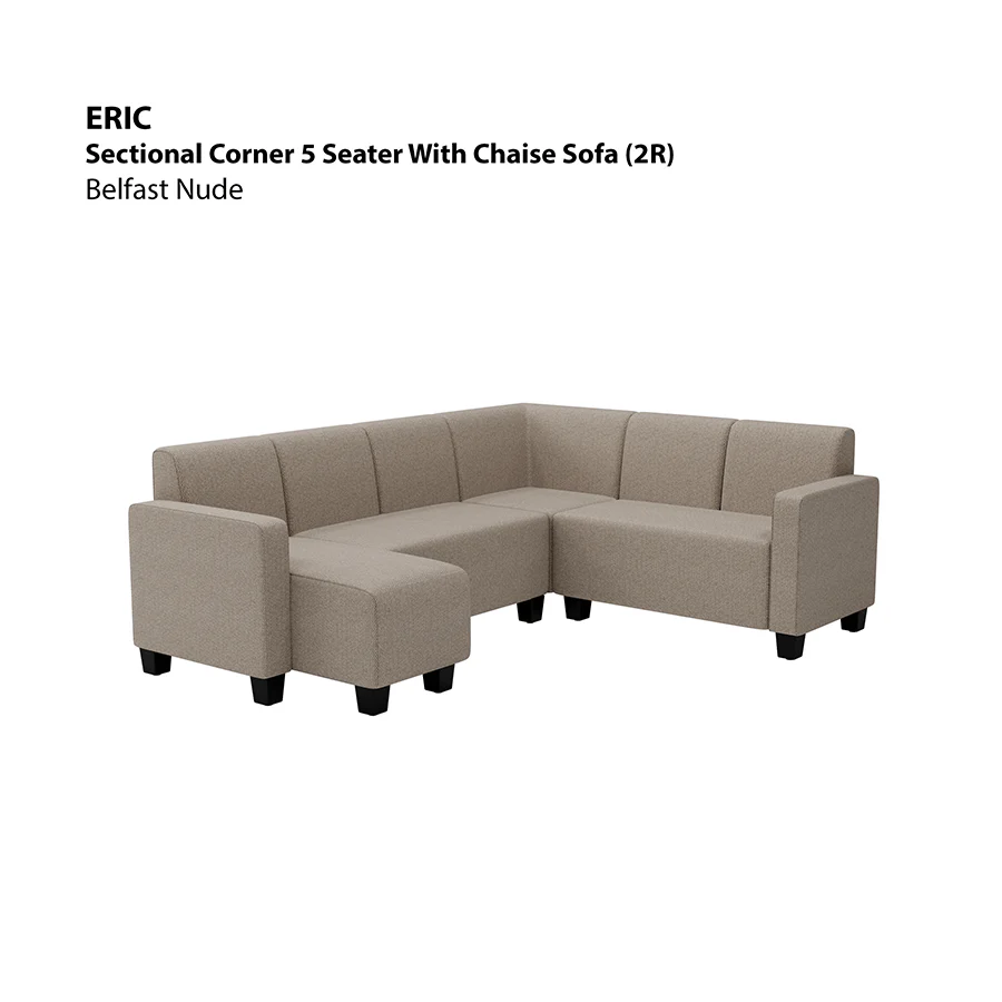 Eric Corner Sectional 5 Seat with Chaise (2R) Sofa - Image 7