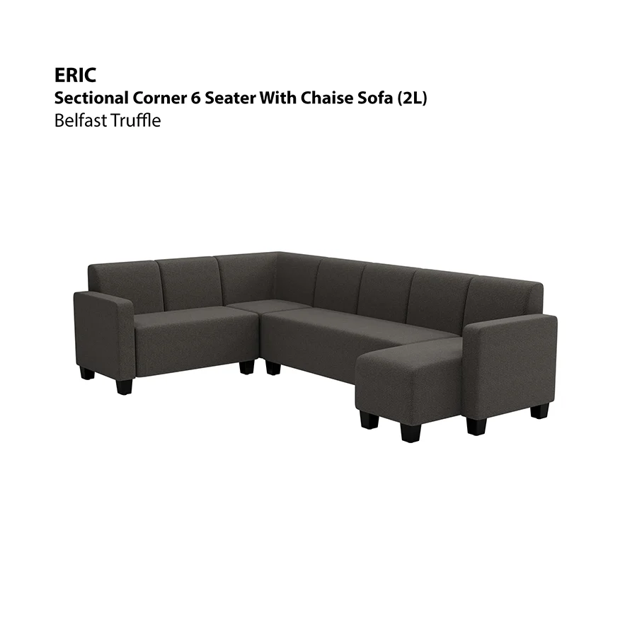 Eric Sectional 6 Seat with Chaise (2L) Sofa - Image 12