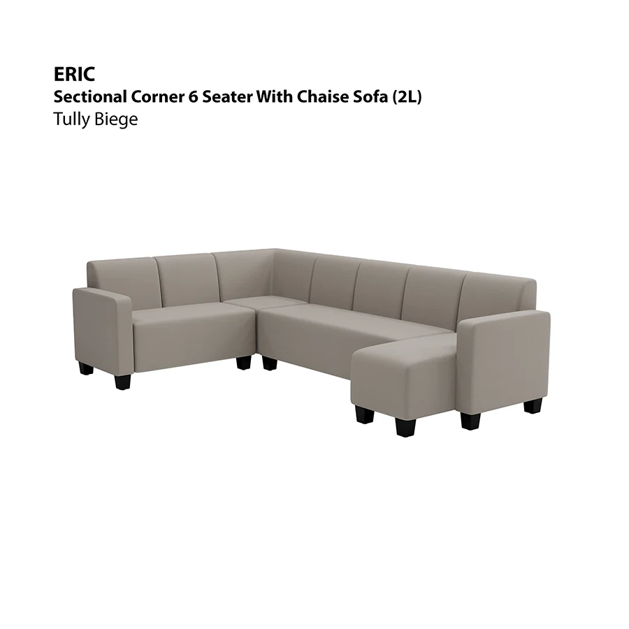 Eric Sectional 6 Seat with Chaise (2L) Sofa - Image 13