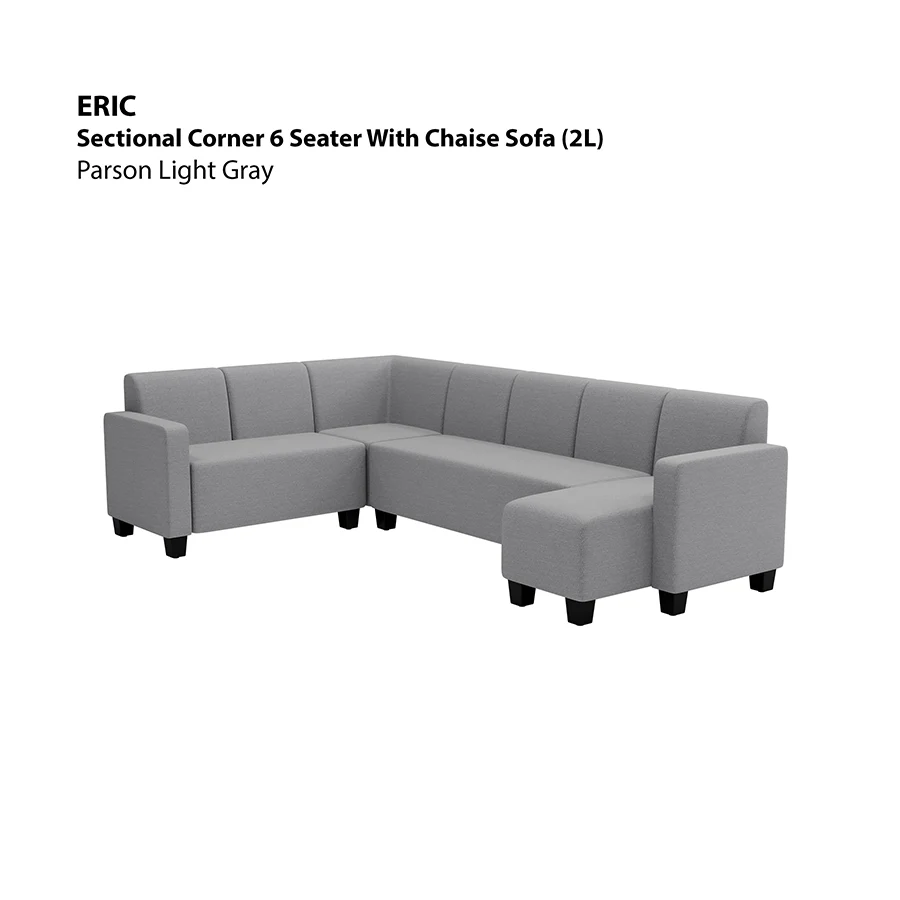 Eric Sectional 6 Seat with Chaise (2L) Sofa - Image 3